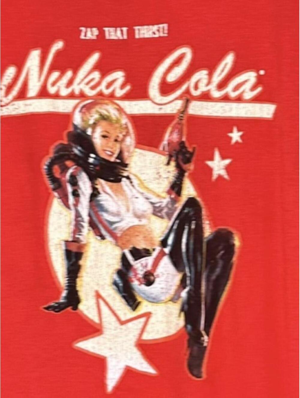 Fallout Nuka-Cola Pin-Up Girl GameStop Graphic Tee – Large